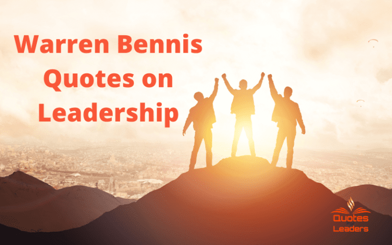 Warren Bennis Quotes on Leadership